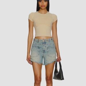 Free people Palmer denim short